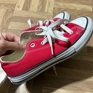 Converse All Star Low Red - Kids Size 1